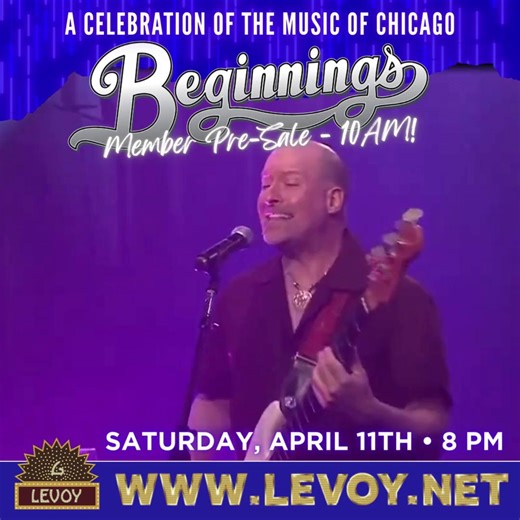 🎺 Ultimate Chicago Tribute! Beginnings - A Celebration of the Music of Chicago is BACK at The Levoy! Members get first access today at 10 AM! 🎟️: levoy.net Become a member today, starting at $75, to secure your seats ahead of the crowd 👉 https://levoy.net/membership/ #LiveAtTheLevoy #ChicagoTribute #LiveMusic #TheBeginnings #MemberExclusive #LevoyTheatre #SouthJersey | Levoy Theatre