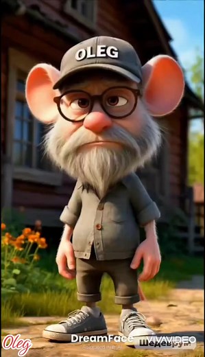 Oleg cartoon funny animation — AIMouse comedy clip