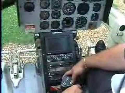 Bell 206 Jet Ranger start up and take-off