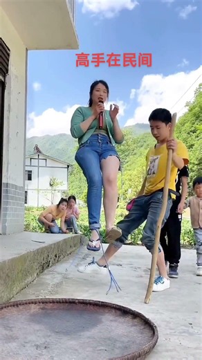 Boom! This beautiful girl has the strongest flying Chinese Kung Fu! #funny #comedy #kungfu #shorts