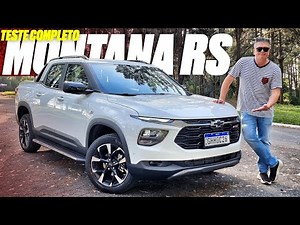 Nova Chevrolet Montana RS - RIVAL DA FIAT STRADA TURBO OU DA TORO BÁSICA? VALE PAGAR R$ 151 MIL?
