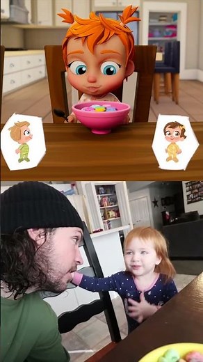 BABY ADLEY is gonna see BABY BROTHER NiKO!! Morning Routine with Dad! eating cereal throwback vlog