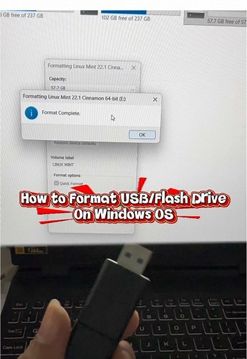 How to format USB/Flash Drive on Windows OS #usbformat #techtutorials #format