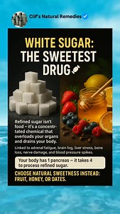 1K views · 16 reactions | White sugar — the sweetest drug  Refined...