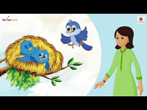Birdie Song | English Rhyme For Kids on Birds | Periwinkle