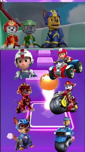Paw Patrol Ryder Exe vs Mashall Exe vs Chase Exe Coffin Dance #tileshop #coffindance #pawpatrol