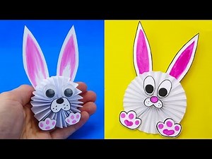 4 DIY paper RABBIT | Easter crafts ideas