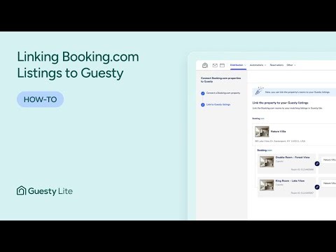 Linking Booking com Listings to Guesty | Guesty Lite