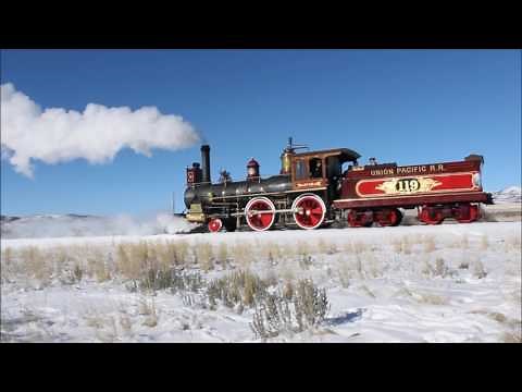 Union Pacific 119 Golden Spike National Historic Site 2016 Winter Steam Festival