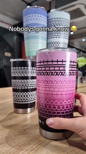 Create a Hidden Message Insulated Tumbler Gift