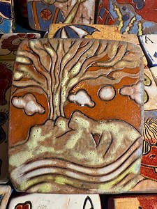 Hand Made Ceramic Tile - Etsy Canada