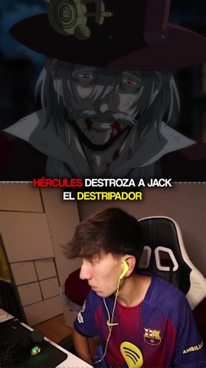 HÈRCULES DESTROZA A JACK #recordofragnarok #anime | jack the ripper vs hercules