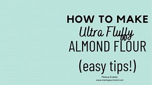 HOW TO MAKE FLUFFY ALMOND FLOUR: 9 EASY TIPS! Learn how to make light, fluffy almond flour at home with these easy tips! Here you will find everything you need to know to make affordable homemade almond flour, ideal for all your low-carb or gluten-free baking needs. SEE THE GUIDE: https://www.mamagourmand.com/how-to-make-almond-flour/ | MamaGourmand | Facebook