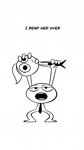 bend her over 😳 #animationmeme #comedy #funnyvideos #meme #animation