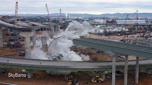 938K views · 2.8K reactions | Demolition of Birmingham's Red Mountain Expressway to I-20/59 flyover bridge this morning! - SkyBama | Alabama Aerial Photography | Facebook