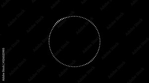 White Circle Audio music waves Frame. Music waves oscillate. Digital Sound wave or frequency Frame. Sound wave simulation.