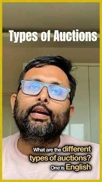 Types of Auctions #indianeconomicservices #cuetpgeconomics #rbigradeb #ugcneteconomics #gametheory