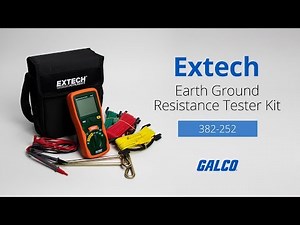 Extech's 382-252 Earth Ground Resistance Tester Kit