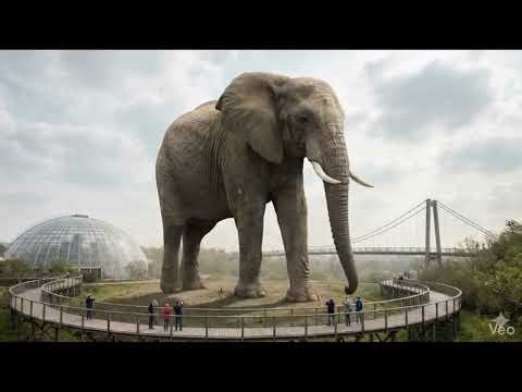 【衝撃】もしも動物が巨大化したら。GIANT Creature Zoo: What If Animals Were 100x Bigger? (Photorealistic AI)