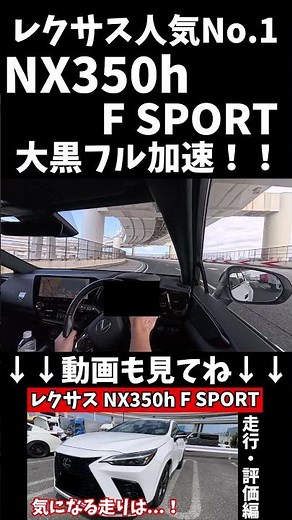 [Too Honest] Full Acceleration in the Lexus NX350h F Sport! The performance in the Daikoku dash w...