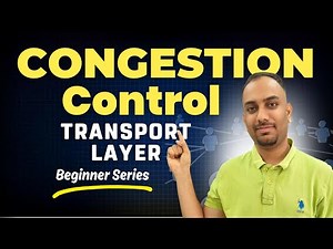 Congestion Control in TCP | Congestion Control in Transport Layer Networking & System Design Basics