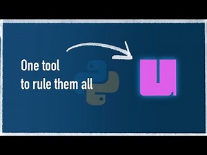 UV: Why every python project switched to it