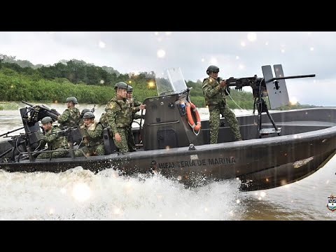 Conoce los botes de combate fluvial de nuestra Infantería de Marina #MarinosBicentenarios 🇨🇴⚓🦾8️⃣6️⃣