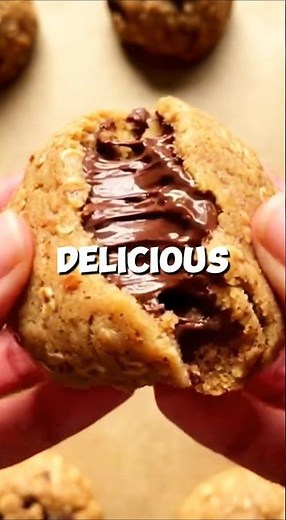 Healthy Chocolate Chip Cookies 🍪 Easy 5 Ingredient Recipe #banana #dessert #cookies