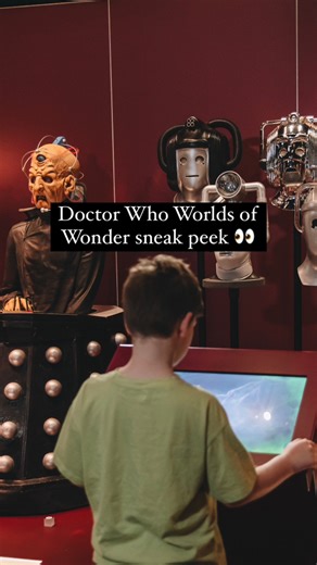 Look WHO's landed in Wellington! Here's the first look at Doctor Who Worlds of Wonder: Where Science Meets Fiction before it opens on 1 June. For the first time, the exhibition has left the UK shores to come exclusively to Tākina Wellington Convention and Exhibition Centre. Whether you're a massive Doctor Who fan or it's your first adventure in time and space, there's science to learn and monsters to face for everyone. Who are you taking to see it? Book your tickets at the link in the comments �