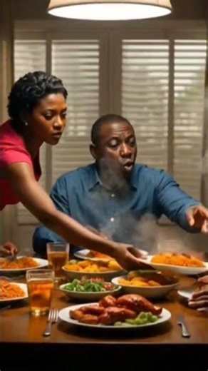 Trouble on the dining table. #aivideo #movie #movieclips #thevibecorner #film #viralshorts