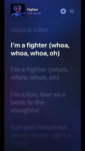 Fighter by The Score #music #song #lyrics #songlyrics