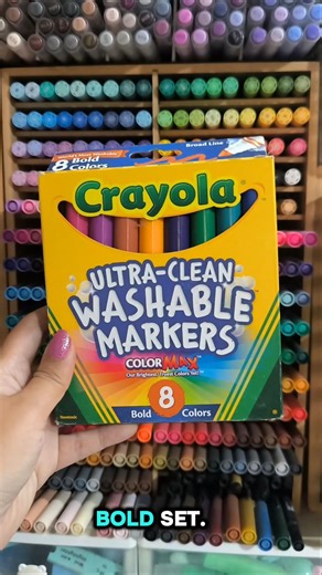Crayola Bold Markers swatches—vibrant colors, smooth ink flow, and bold results for every page.