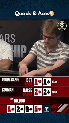 Full House vs Quads at HIGH STAKES! 🤯 #poker #texasholdem