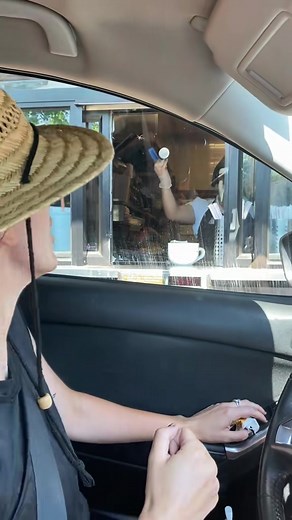 that one time in the drive through