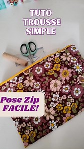 Tu galères encore à poser une fermeture éclair ? 😅 Avec ce tuto expliqué pas à pas, on apprend à faire simple, efficace et sans prise de tête ✨ Une trousse rapide à coudre… et le ZIP facile devient un jeu d’enfant 🧵💚 #couture #tutocouture #trousse #fermetureéclair #zipfacile #sewingtutorial #couturedebutant #faitmain | La Fabrique des HEART'istes
