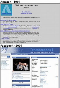 How 10 Famous Websites Looked in the Past