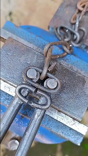 Installation of wrought iron gates includes hinge settings and reinforced frames #construction #tech