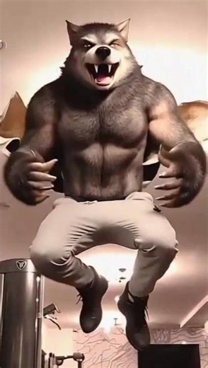 🐺 Werewolf Transformation! Michael Jackson's THRILLER (Epic AI Graphics!)