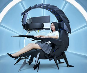 Cluvens Scorpion Computer Cockpit Looks to be Straight from a Science Fiction Movie