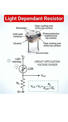 LDR working principle and application circuit