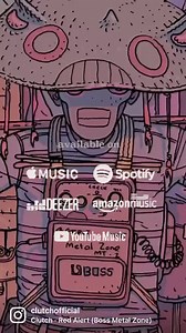 “Red Alert (Boss Metal Zone)” out now and streaming everywhere! | Clutch