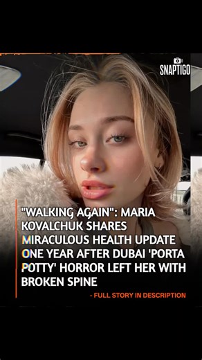 NewsTigo | 'They told me I might never move my legs again. Today, I took my first steps without a brace.' The harrowing story of Maria Kovalchuk, the... | Instagram