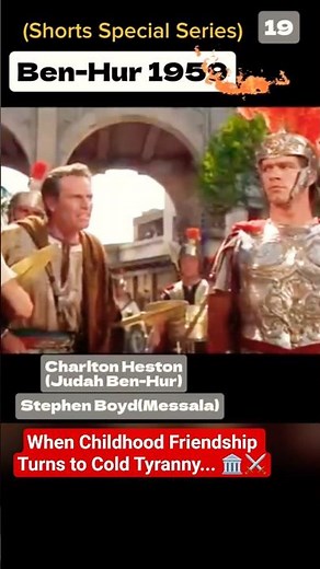 Let Them Go!!🏛️ #BenHur #CharltonHeston #StephenBoyd #OldHollywood #ClassicCinema #MovieClips #Faith