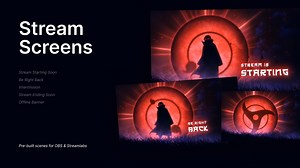 Itachi Twitch Overlay and Alerts Package for OBS - Kudos TV