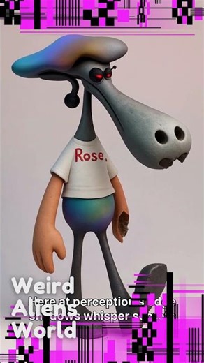 mushroom rose #alien #cute #weird