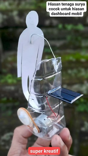 1.2M views · 10K reactions | diy membuat hiasan unik bertenaga surya cocok untuk hiasan dashboard mobil Sumber musik Judul: Take Me back Artis: Giulio Cercato Tautan: https://business.facebook.com/sound/collection/?sound_collection_tab=sound_tracks&asset_id=894814365344163&reference=artist_attr #tutorials #kerajinan #diy #diycrafts #tutorial #seni #unik #kreatif | Gudang Kreatif | Facebook