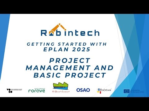 EPLAN 2025. Part 6: Project Management and Basic Project/// ROBINTECH /