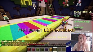 LDShadowLady Rainbow Road! - Build Battle - Minecraft Building Minigame