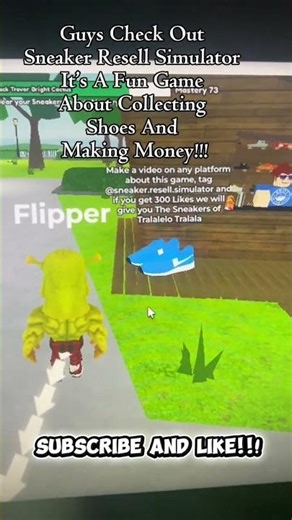 Pls Just Like And Check Out Sneaker Resell Simulator On Roblox!!! @sneaker.resell.simulator