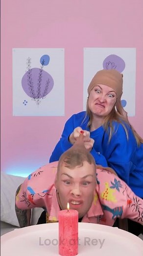 Stocking candle challenge! 😂🕯️ #challenge